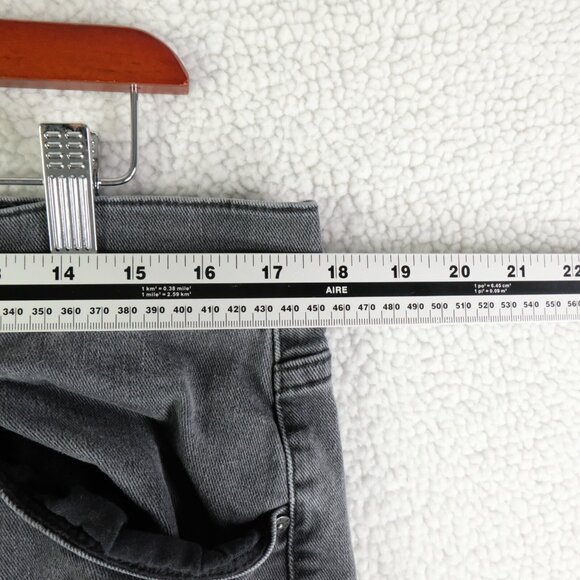 Mott & Bow Jeans Mens 36X34 Gray Slim Stretch Mid Rise Modern Charcoal - Picture 6 of 12